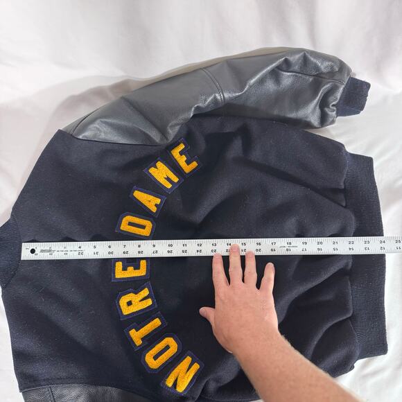 Vintage Notre Dame OG Holloway Rudy Varsity Jacket. Size Youth XL - Picture 7 of 7